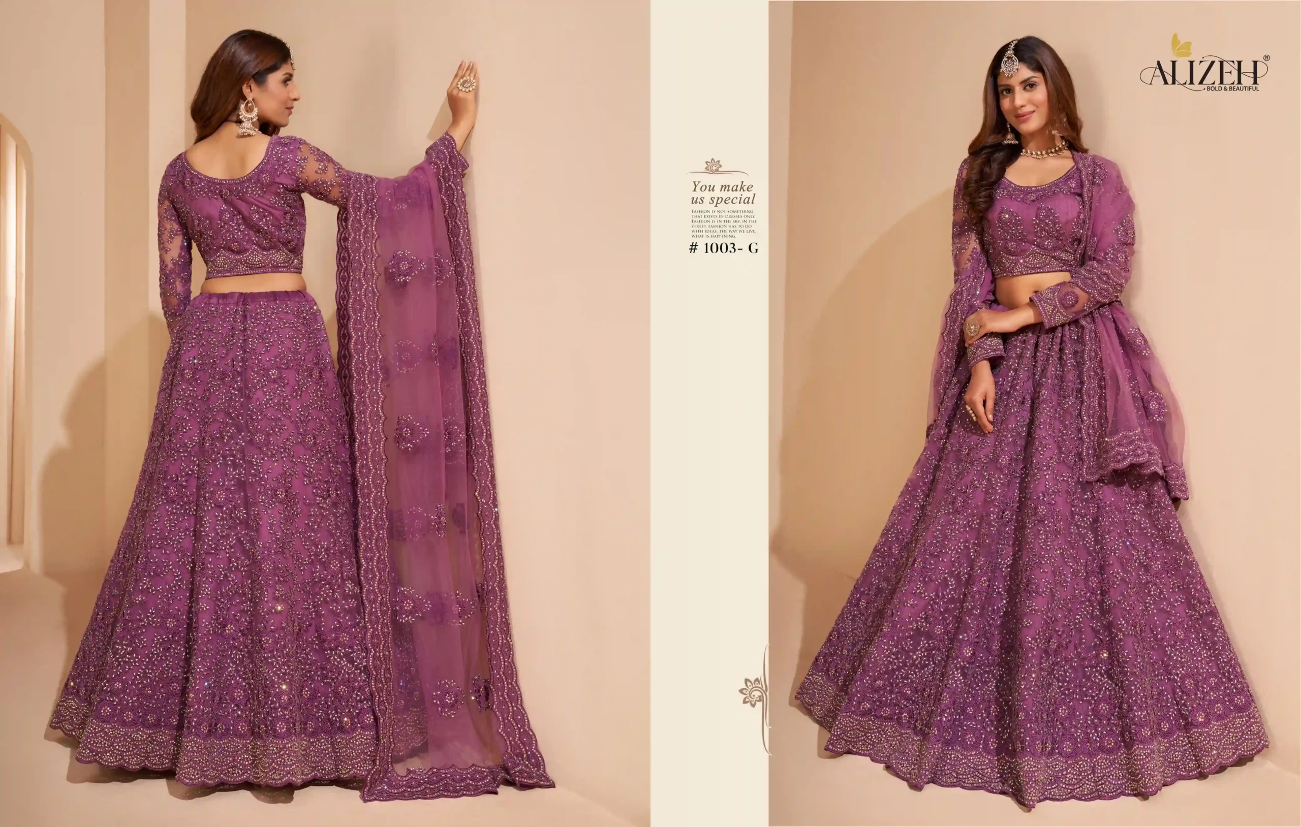 Alizeh Bridal Heritage 1003 COLOURS